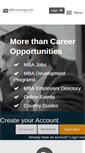 Mobile Screenshot of mba-exchange.com